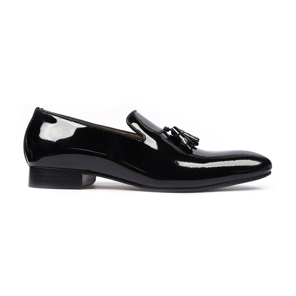 Maiyah - Men's Black Box Leather High Shine Loafer