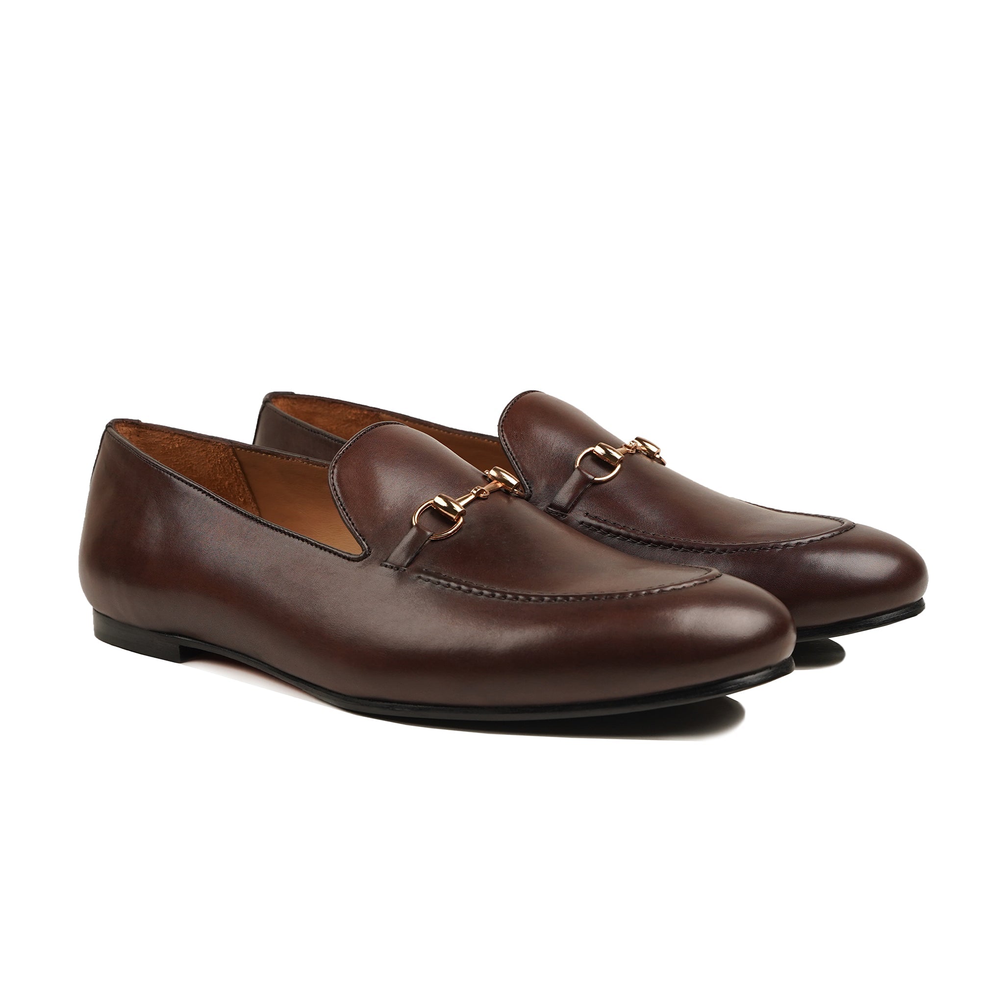 Mario - Men's Oxblood Calf Leather Loafer