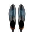 Miho - Men's Burnish Blue Calf Leather Chelsea Boot