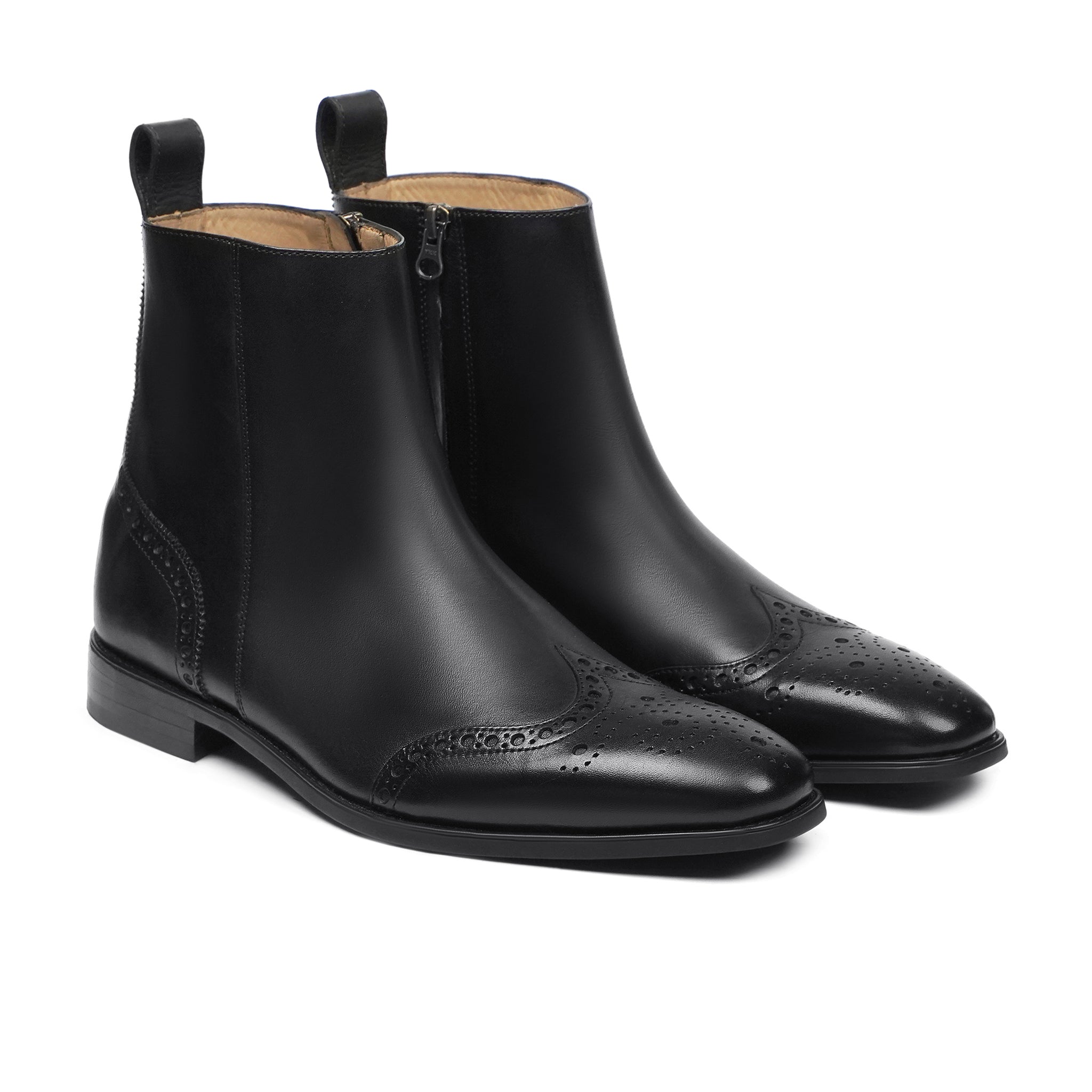 Miyako - Men's Black Calf Leather Chelsea Boot