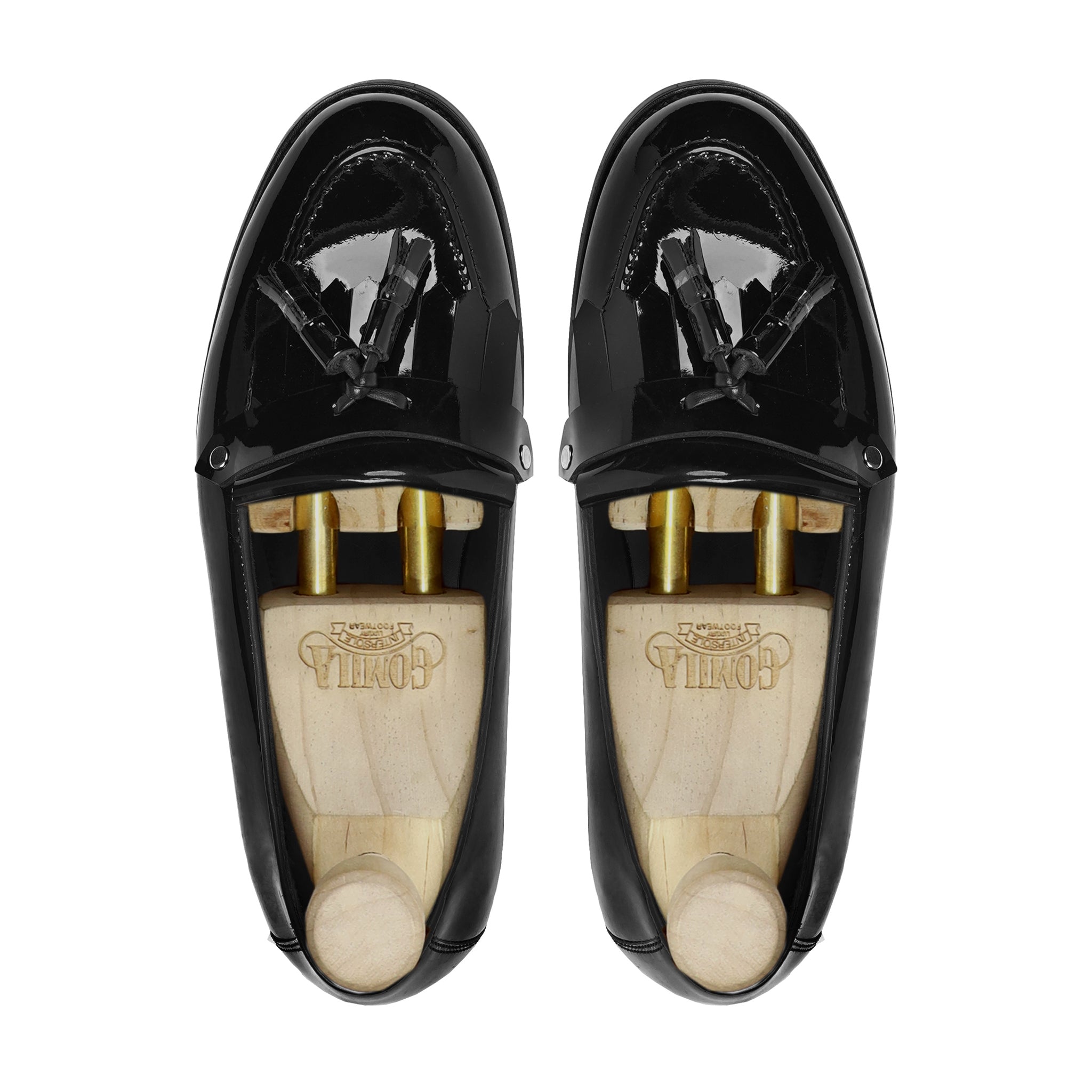 Morgan - Ladies Black Patent Leather Loafer