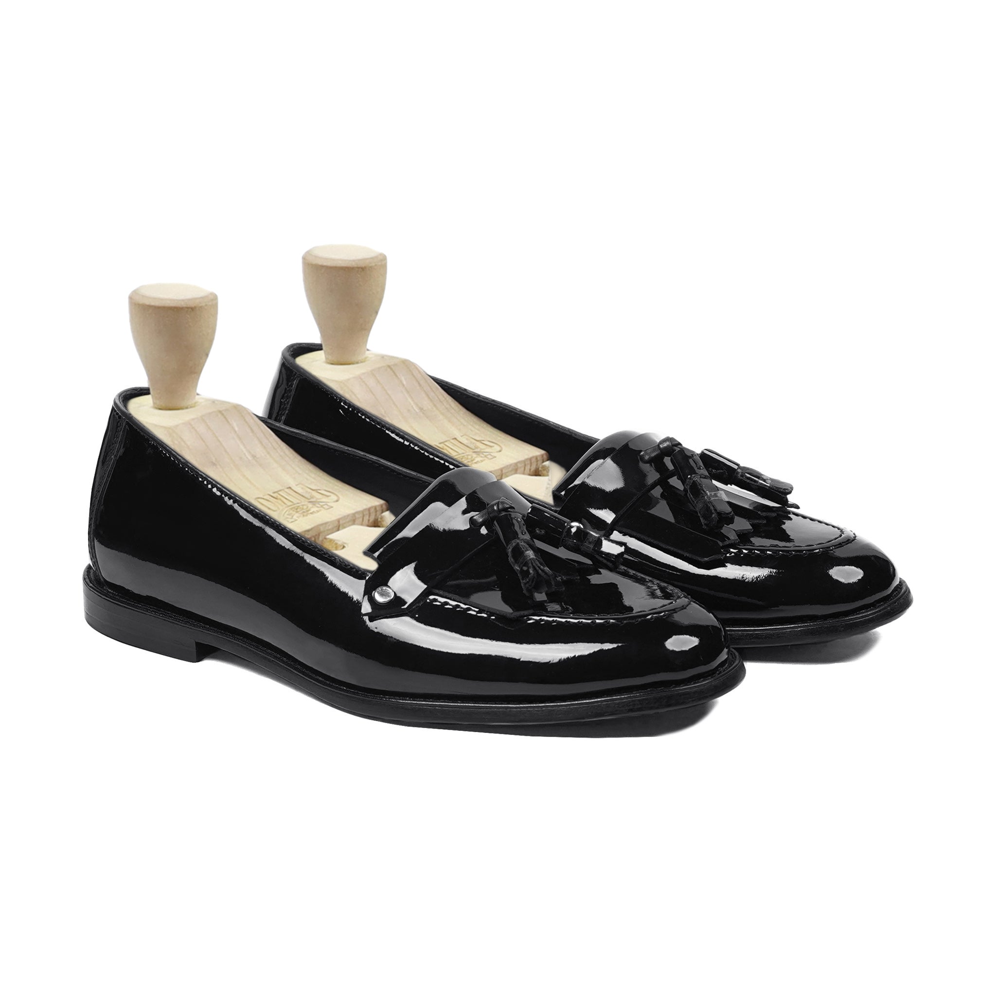 Morgan - Ladies Black Patent Leather Loafer