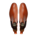 Namey - Men's Orange Tan Calf Leather Chelsea Boot