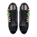 Nixie - Men's Black Hand Painted Sneaker