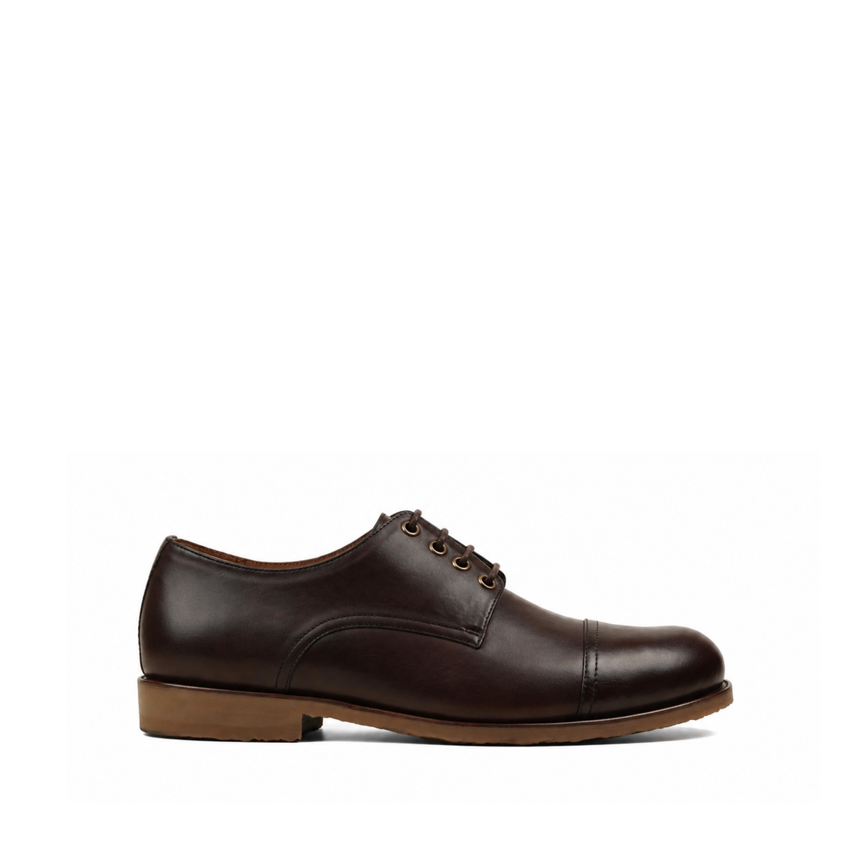 Nordic - Men's Dark Brown Calf Leather Derby Shoe