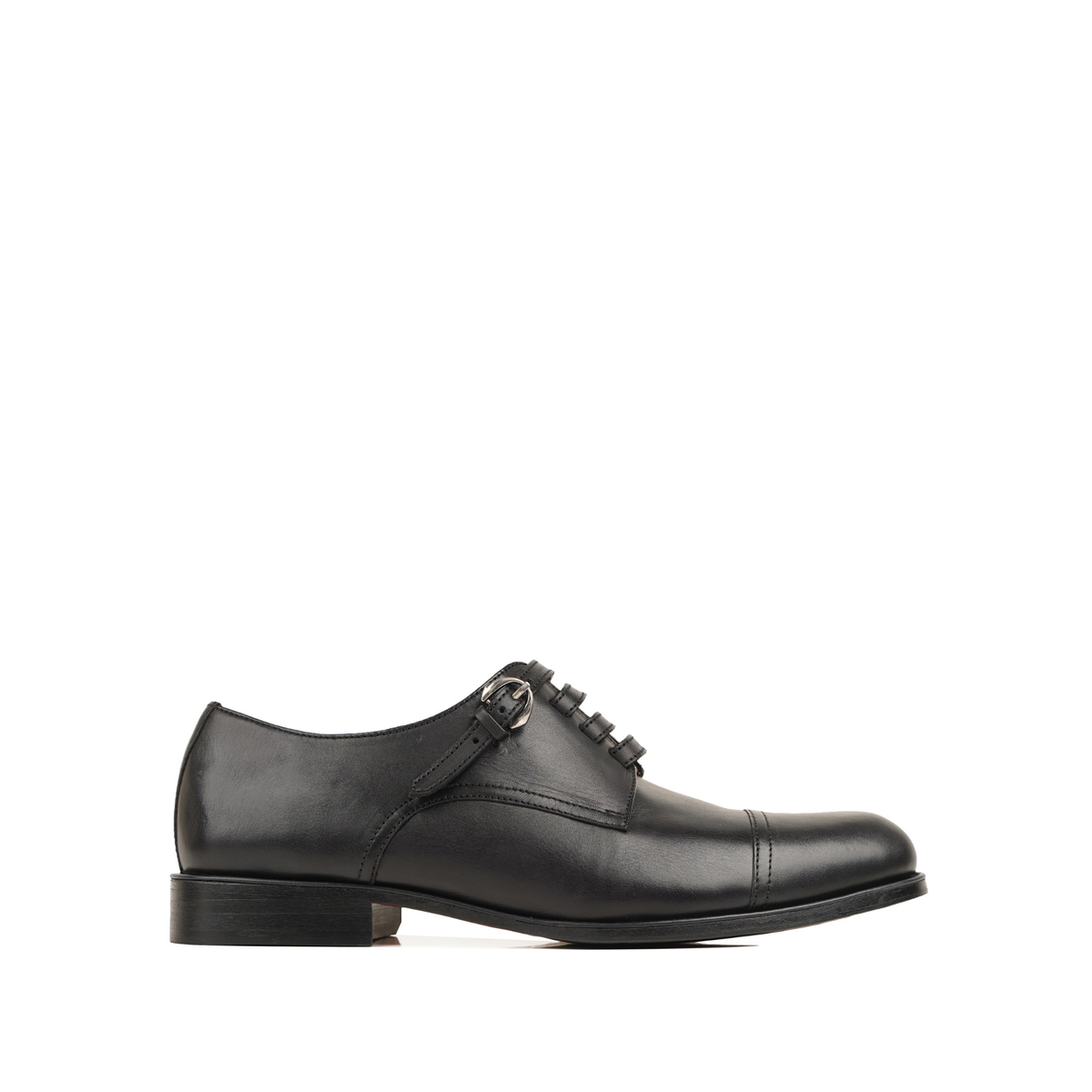 Norson - Men's Black Calf Leather Derby Shoe