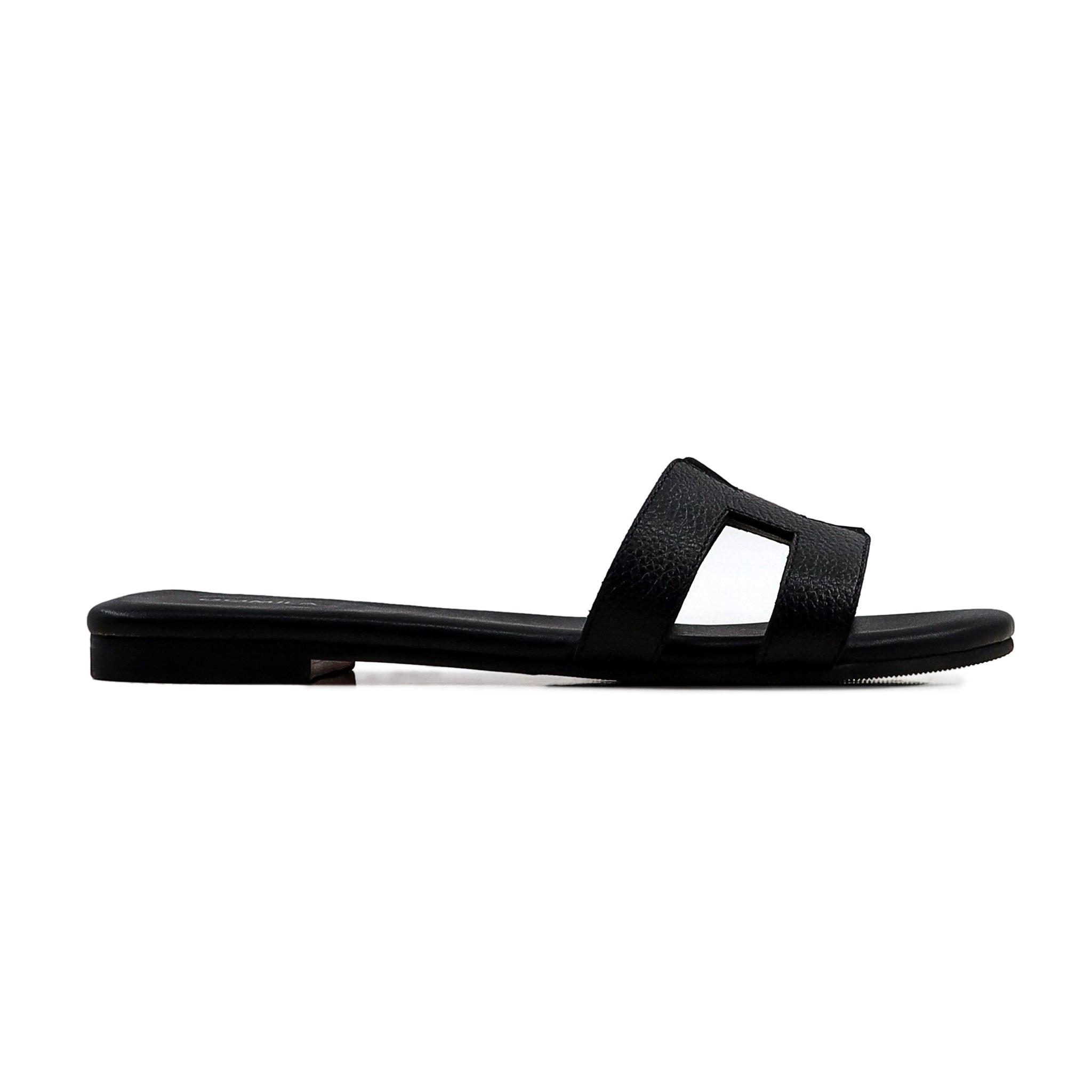 Stephanie - Women's Black Slipper