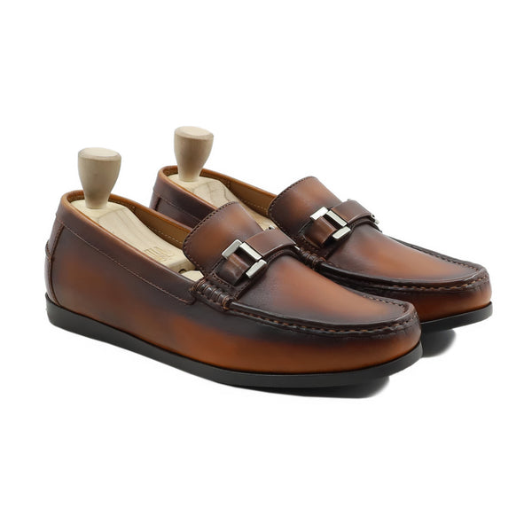 Siple - Men's Burnish Tan Calf Leather Loafer