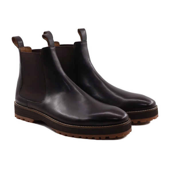 Ostend - Men's Dark Brown Calf Leather Chelsea Boot