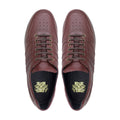 Daijiro - Men's Oxblood Pebble Grain Leather Jogger