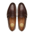Okazaki - Men's Reddish Brown Calf Leather Loafer