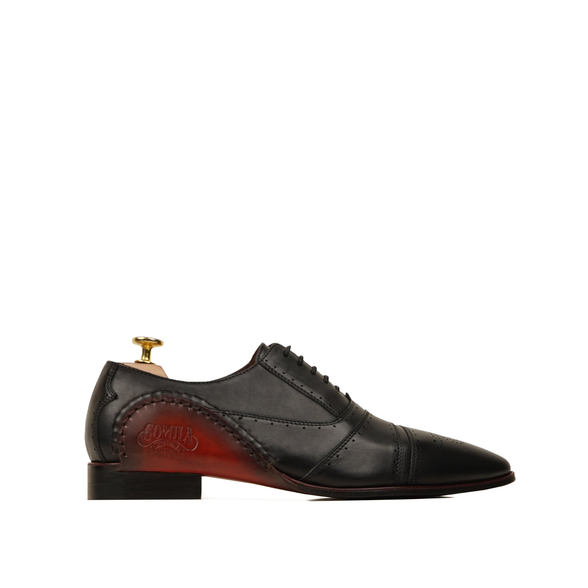 Opanka - Men's Black Calf Leather Oxford Shoe