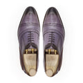 Span - Men's Burnished Purple Calf Leather Oxford Shoe
