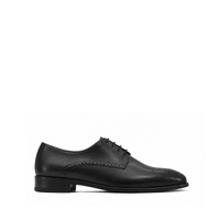 Ormoz - Men's Black Calf Leather Derby Shoe