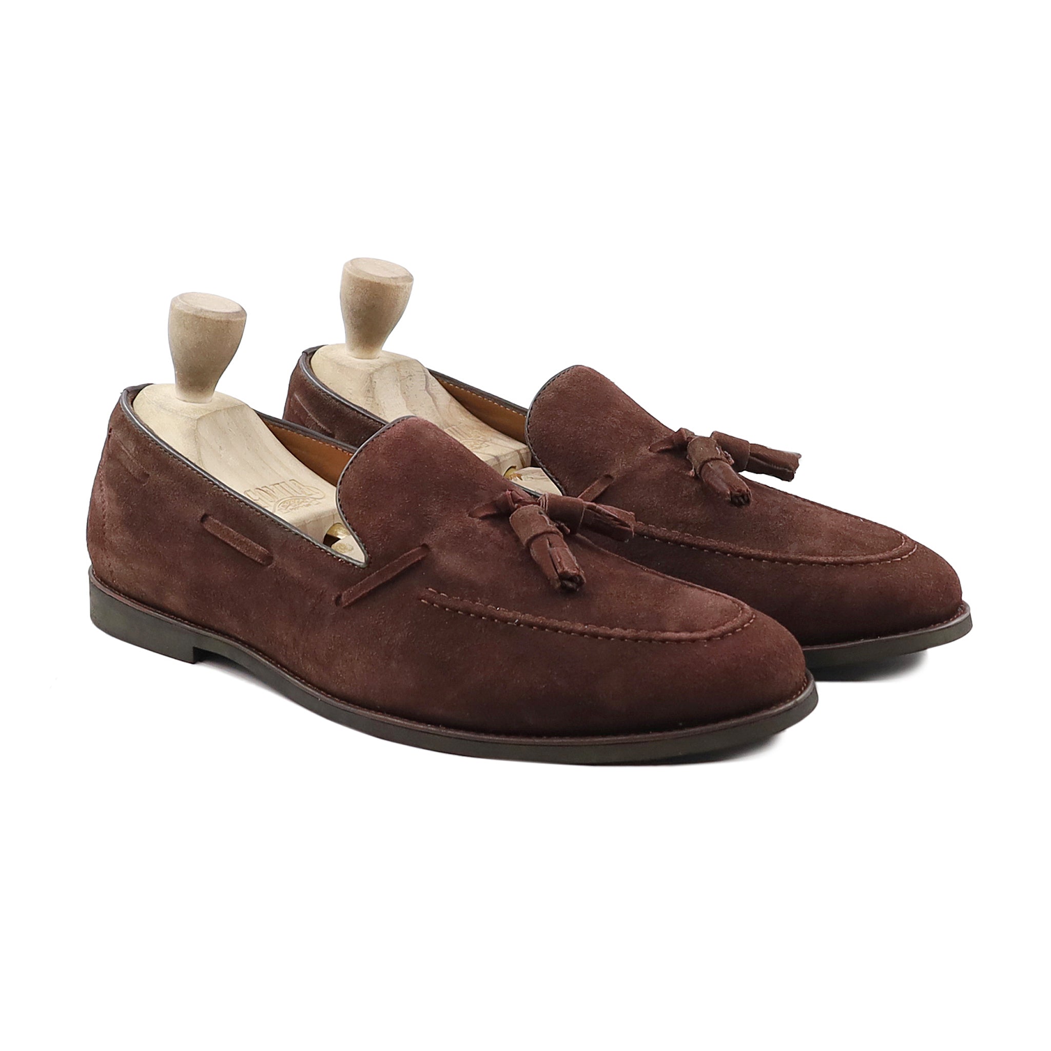 Kumi - Men's Brown Kid Suede Loafer