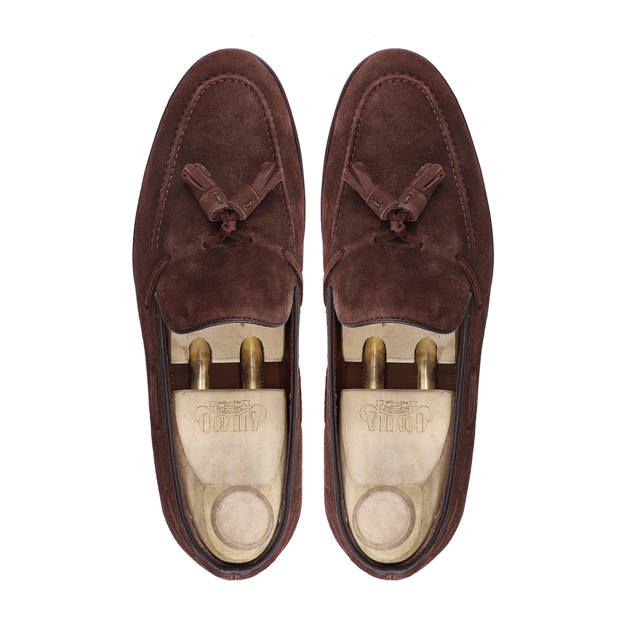 Kumi - Men's Brown Kid Suede Loafer