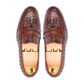 Oyama - Men's Oxblood Hand Woven Calf Leather Loafer