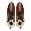Samothrace - Men's Brown Calf Leather and Brown Kid Suede Boot