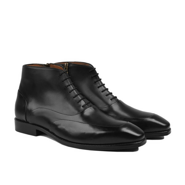 Donduseni - Men's  Black Calf Leather Chukka Boot