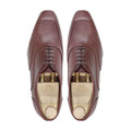 Poligiros - Men's Oxblood Pebble Grain Leather Oxford Shoe