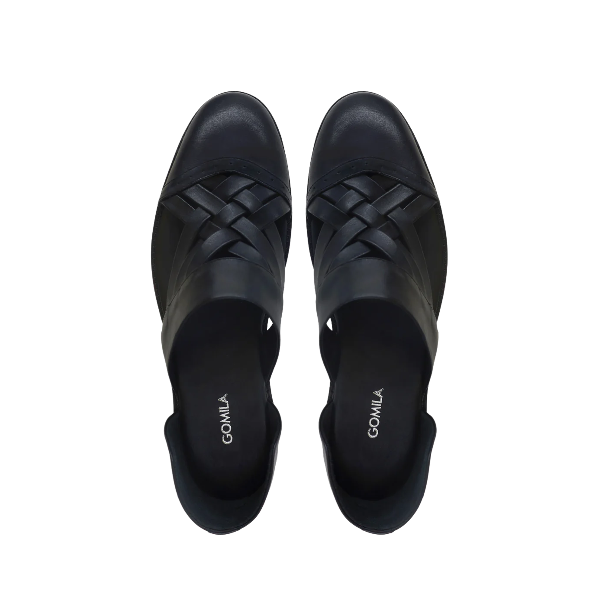 Beom - Men's Black Calf  Leather Sandal