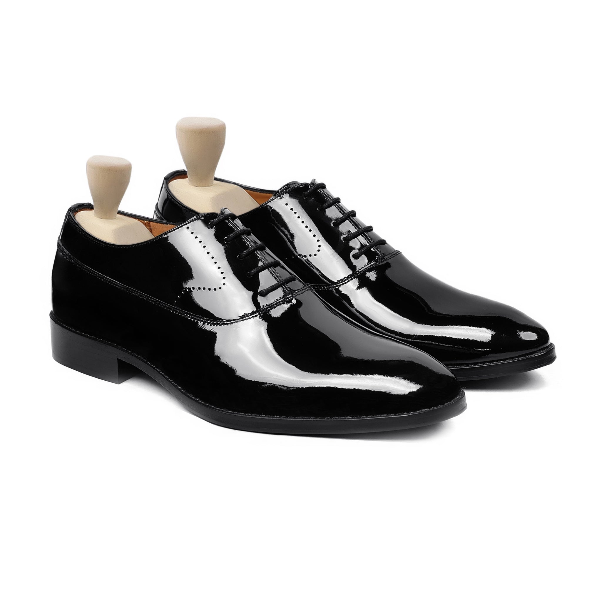 Penzy - Men's Black Patent Leather Oxford Shoe