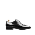 Rivo - Men's Black Box Leather High Shine Oxford Shoe
