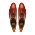 Sezana - Men's Orange Tan Calf Leather Boot