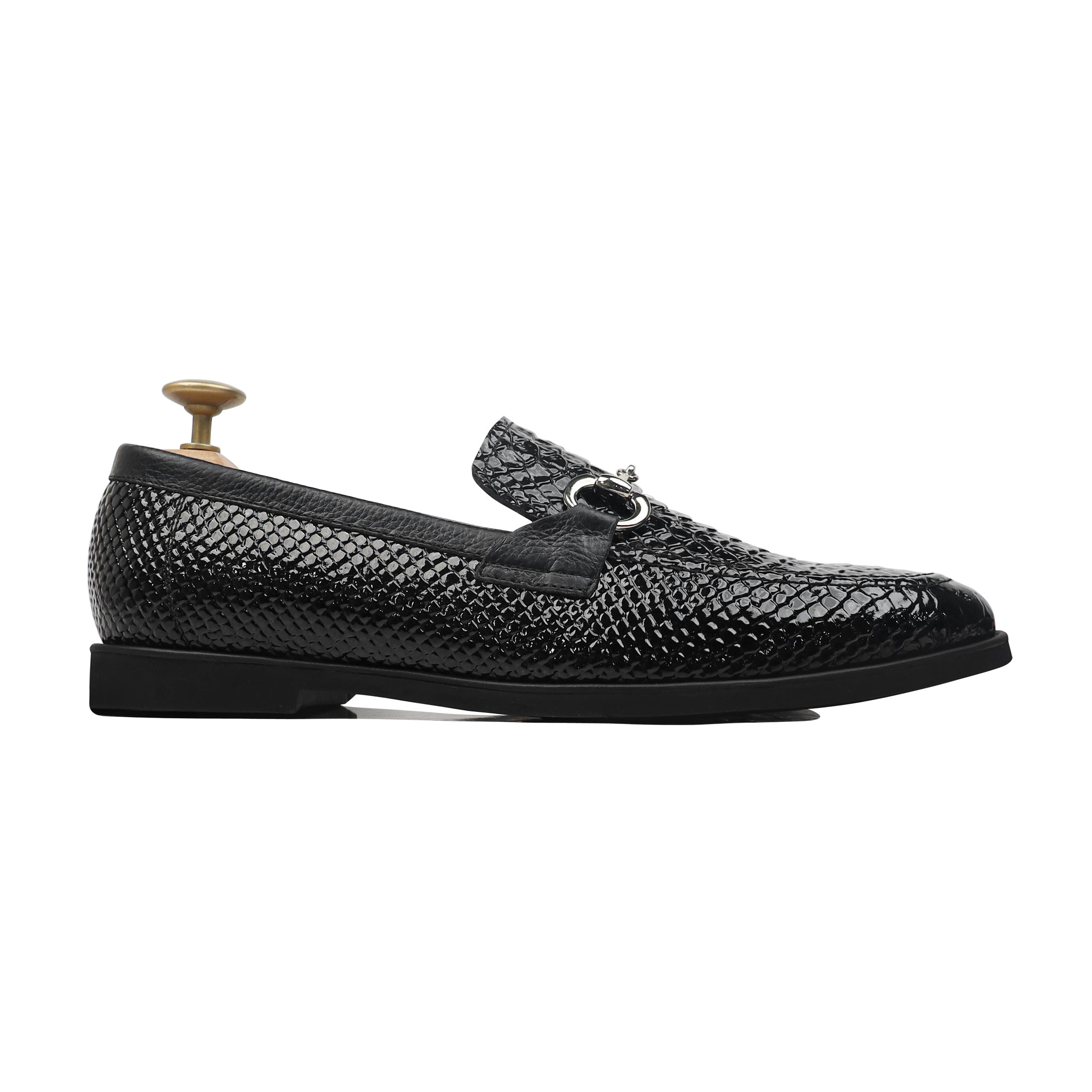 Maren - Men's Black Patent Leather Loafer