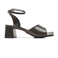 Glamstep - Women's Dark Grey Strapped Heel