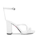 Arlina - Women's White Strapped 90mm Heel