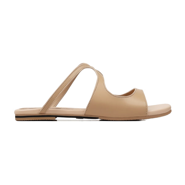 Faye - Women's Light Beige Slipper