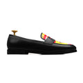Zivah - Men's Black Hand Painted Loafer