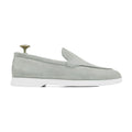 Julian - Men's Steel Grey Split Suede Loafer