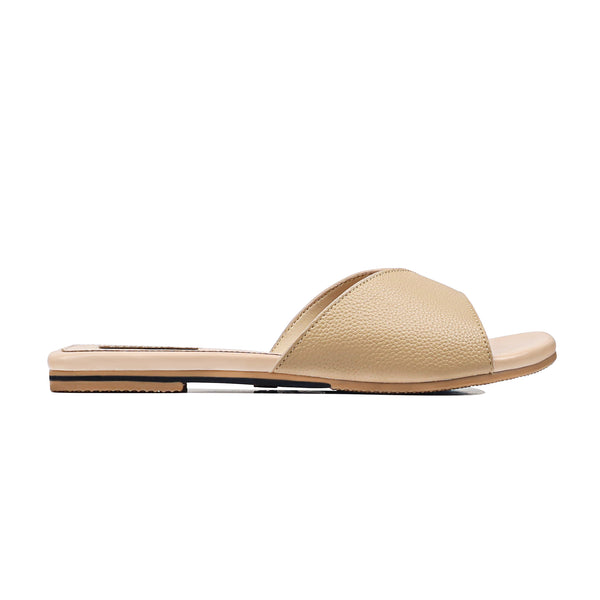 Cleo - Women's Light Beige Slipper