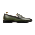 Bolt - Men's Burnished Olive Green Calf Leather Loafer - Goodyear Welted
