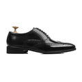 Mexo - Men's Black Box Leather High Shine Oxford Shoe