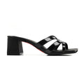 Fion - Women's Black Strapped Heel