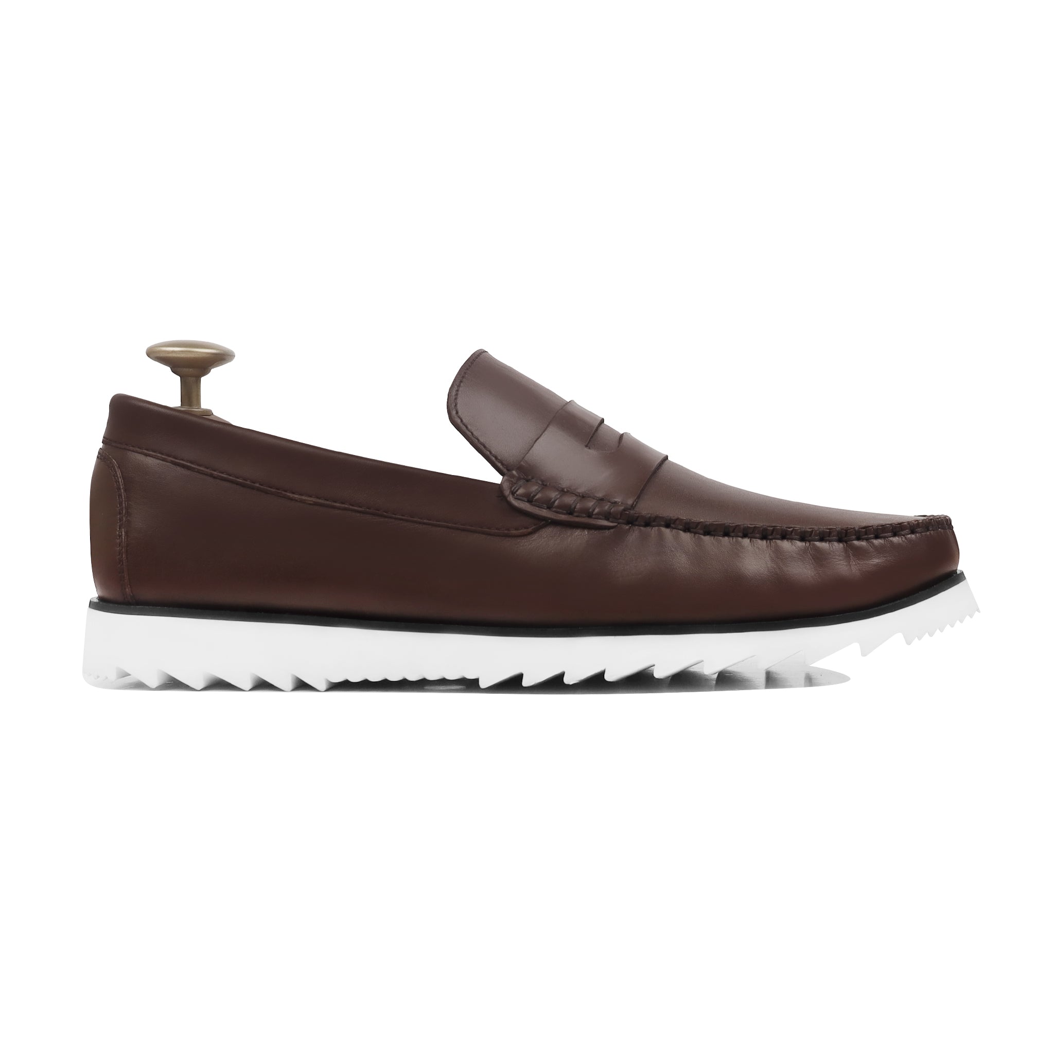 Ryzo - Men's Dark Brown Calf Leather Loafer
