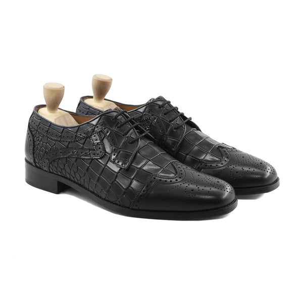Sosike - Men's Black Calf Leather Derby Shoe