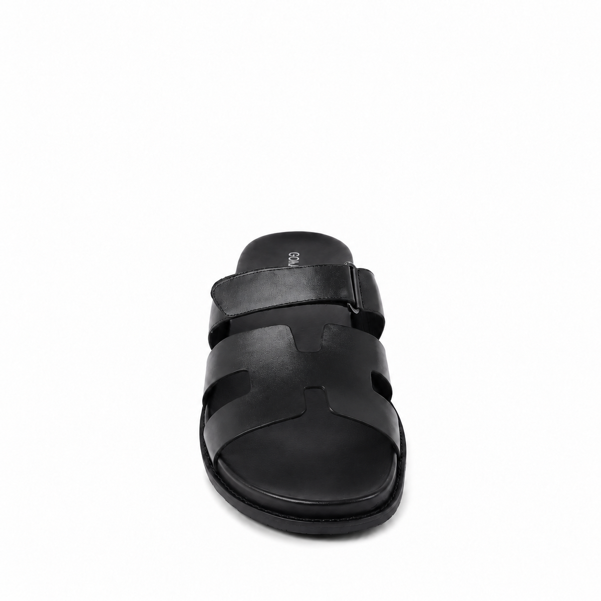 Erif - Men's Black Calf Leather Slipper