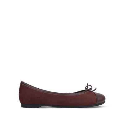 Serelina - Oxblood Suede & Calf Leather Pump