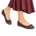 Serelina - Oxblood Suede & Calf Leather Pump