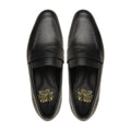 Seth - Men's Black Pebble Grain Leather Loafer