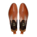 Skelef - Men's Tan Calf Leather Chelsea Boot