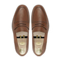 Smeaton - Men's Brown Pebble Grain Leather Loafer
