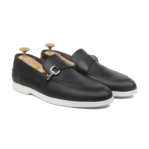 Solember - Men's Black Calf Leather Loafer