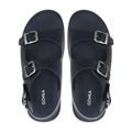 Keenan - Men's Black Calf Leather Sandal