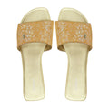 Abbie  - Women's Orange and Golden Slipper