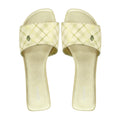Abbie - Women's Beige and Golden Slipper